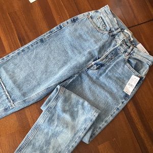 NWT Pacsun ultra high rise slim jeans dip tie size 24